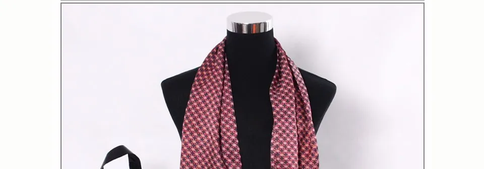 [BYSIFA] Черные, красные длинные шарфы для мужчин, модные аксессуары, мужской шарф из чистого шелка, зимний шарф с цветочным узором 160*26 см