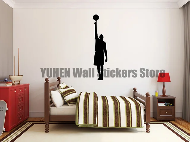 Basketbal Muurstickers Sport Muurdecoraties kinderen Slaapkamer ... Basketbal Muurstickers Sport Muurdecoraties kinderen Slaapkamer ...