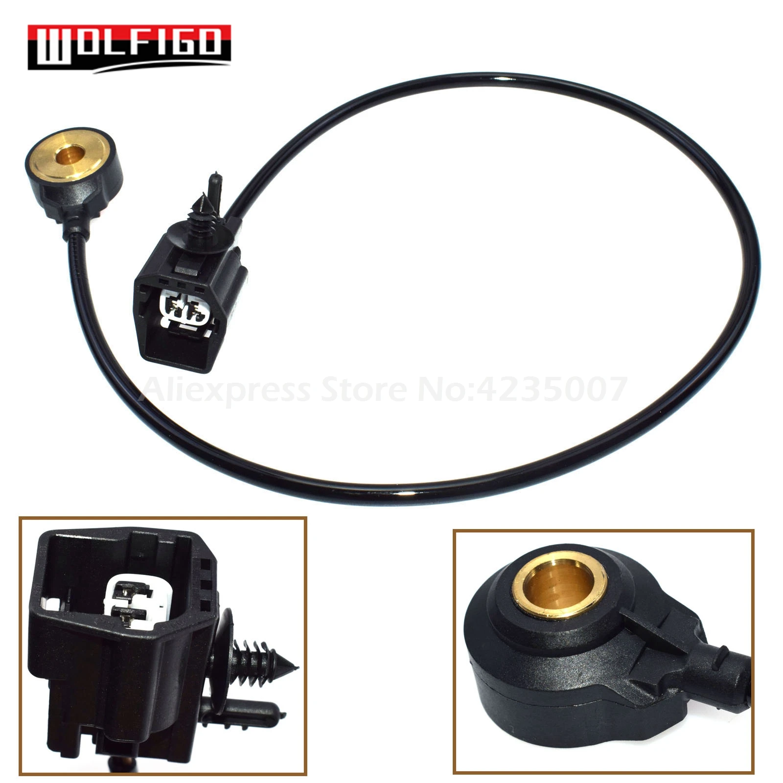 Датчик детонации WOLFIGO для F-ord C-Max Fiesta Focus Galaxy Mondeo S-Max Land Rover Mazda 3 5 6 MPV MX5 1S7A-12A699-BA |