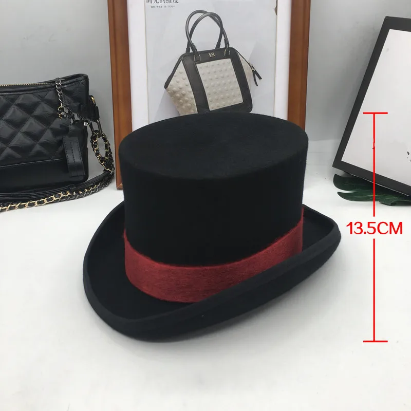 British wind in Europe and the gentleman cap stage performance top hat retro fashion and personality President hat cap trilbies Fedoras