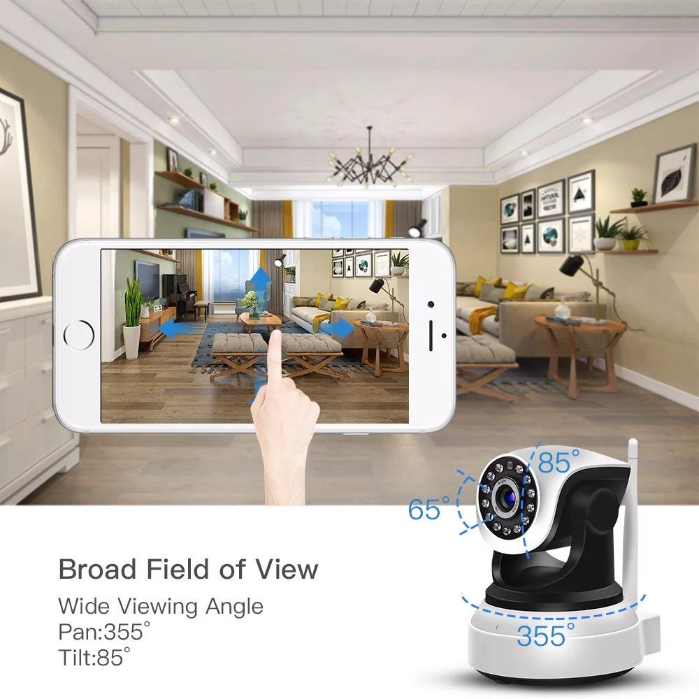 Wifi ip-камера 720 P, беспроводная камера безопасности, домашняя система наблюдения, ночное видение, для детей, домашних животных, монитор, обнаружение движения, игра