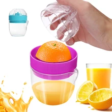 Household Manual Juicer 1 PC Random Color Orange Lemon Juice Squeeze Tool Mini Fruit Juice Cup Manual Food Processors