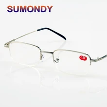 SUMONDY диоптрия-от 1,0 до-6,0, полуоправа, очки для близорукости, мужские, фирменный дизайн, качественная оправа из сплава, очки для близоруких, UF24