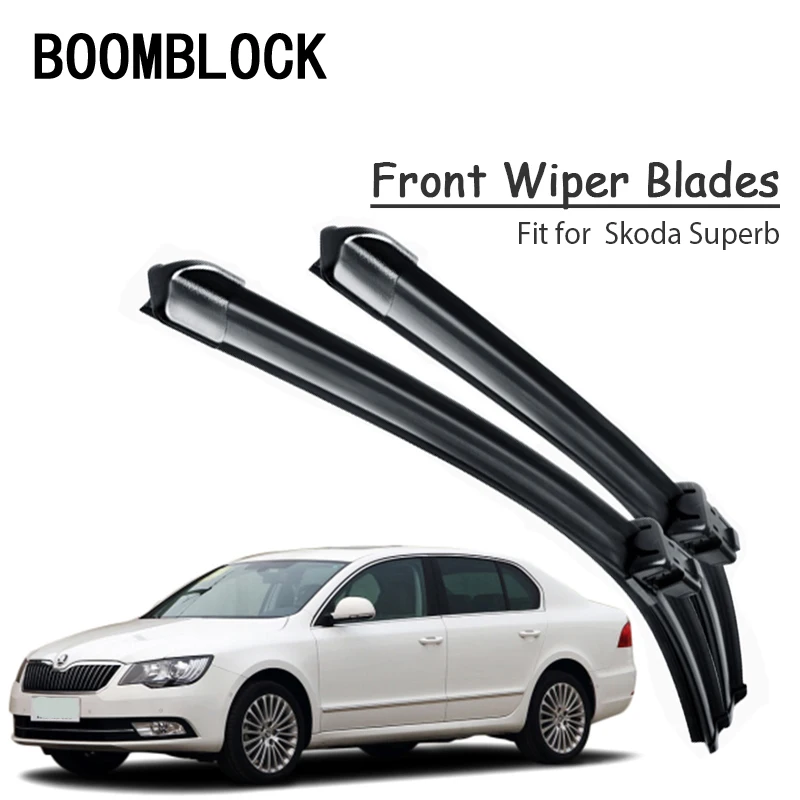 Car Windshield Rubber Front Wiper Blades Arm Kit For Skoda Superb B5 B6 B8 2018 2017 -2001 Windscreen Cleaning Accessories | Автомобили и