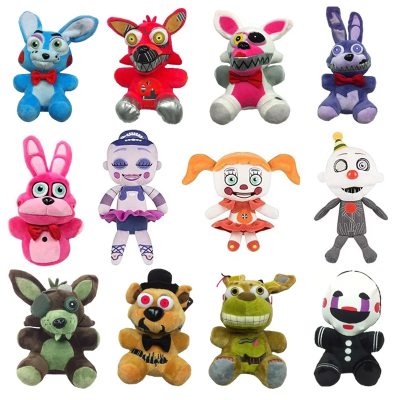 Новые игрушки! 18 см FNAF медведь лисица мягкие игрушки мультфильм фильм пять ночей у фредди плюшевый игрушки подарки для детей