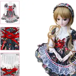 W01 # платье с цветочным рисунком/снаряжение/одежда 1/3 SD AOD DZ БЖД Dollfie