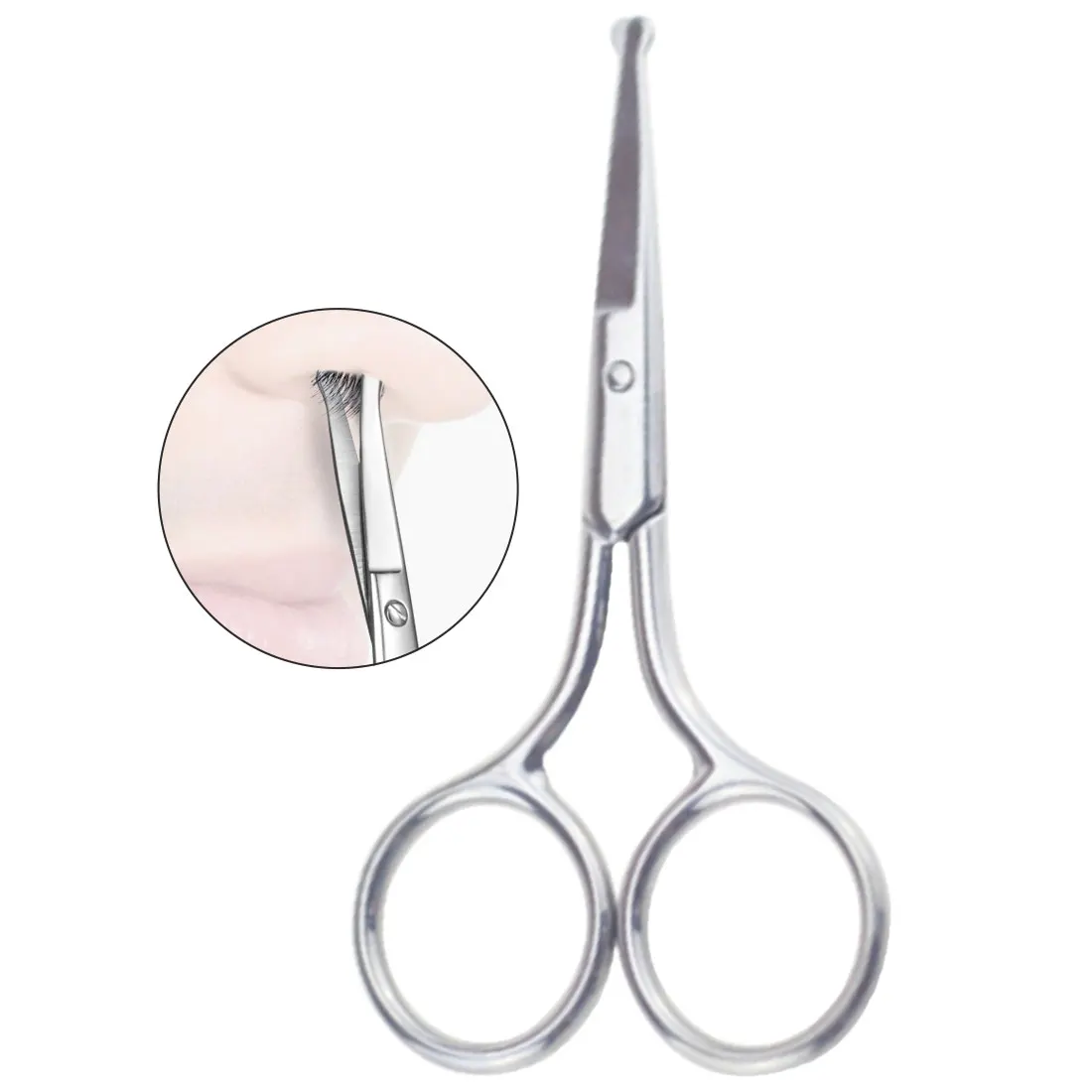 

Barber Black Mini Size Shaving Shear Beard Trimmer Stainless Steel Beard Scissor Eyebrow Eyebrow Mustache Scissor for Men