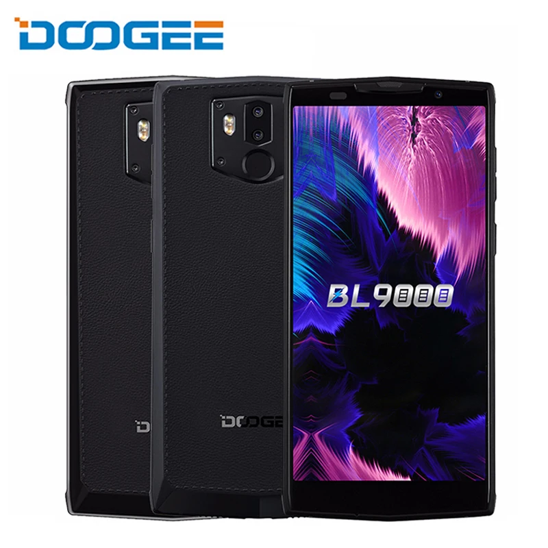 DOOGEE BL9000 смартфон 6 ГБ 64 Гб Helio P23 Восьмиядерный 5V5A Flash Charge 9000 мАч Беспроводная