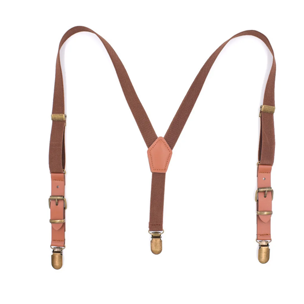 1Pc Polyester Baby Kids Children Boys Adjustable Elastic Suspenders for Weddings Costumes Special Events Fashion Acc