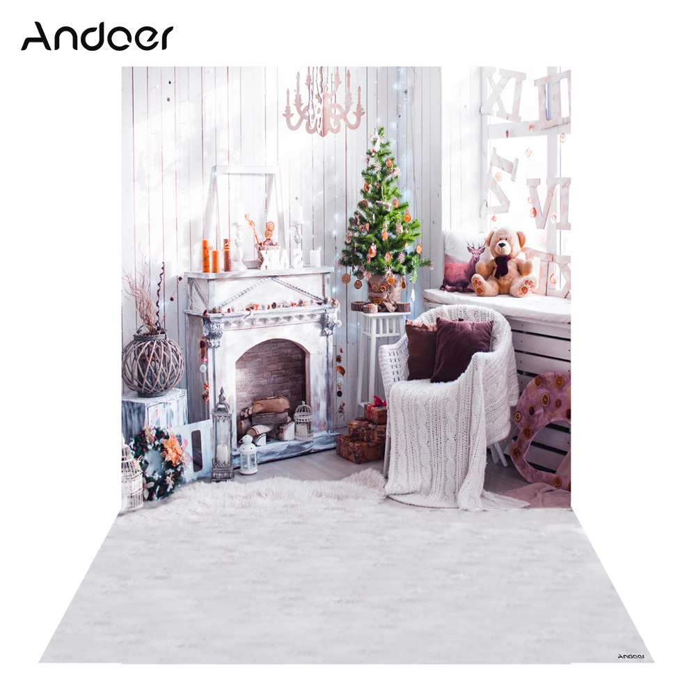 Andoer 1,5*2 м фон для фотосъемки цифровая печать Рождество Солнечный свет узор фоны для фотостудии