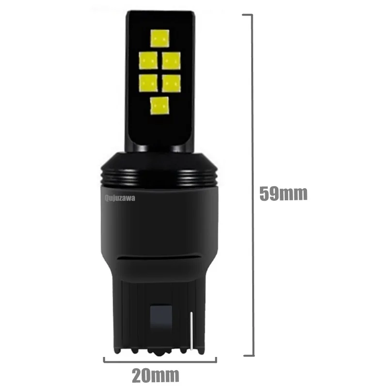 2 шт. Новый T20 7440 W21W WY21W CREE чип светодиодный задний стоп светильник с