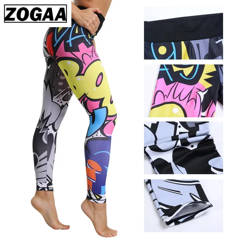 

ZOGAA Women Leggings Printed Fitness Slim Leggins Female Workout Legins Trousers For Women Fitness Clothing Leggins Mujer