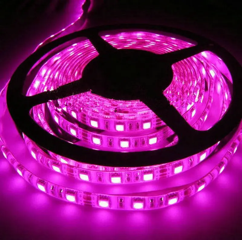 5 м/катушка 300 светодиодов 5050 LED SMD гибкая лента 60 светодиодов/метр IP65