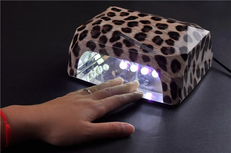 36 Вт Автоматический Датчик Сушилка для ногтей привело Ультрафиолетовая лампа для Гвозди в форме ромба светильник ногтя леча для UV Гель польский Дизайн ногтей Инструменты