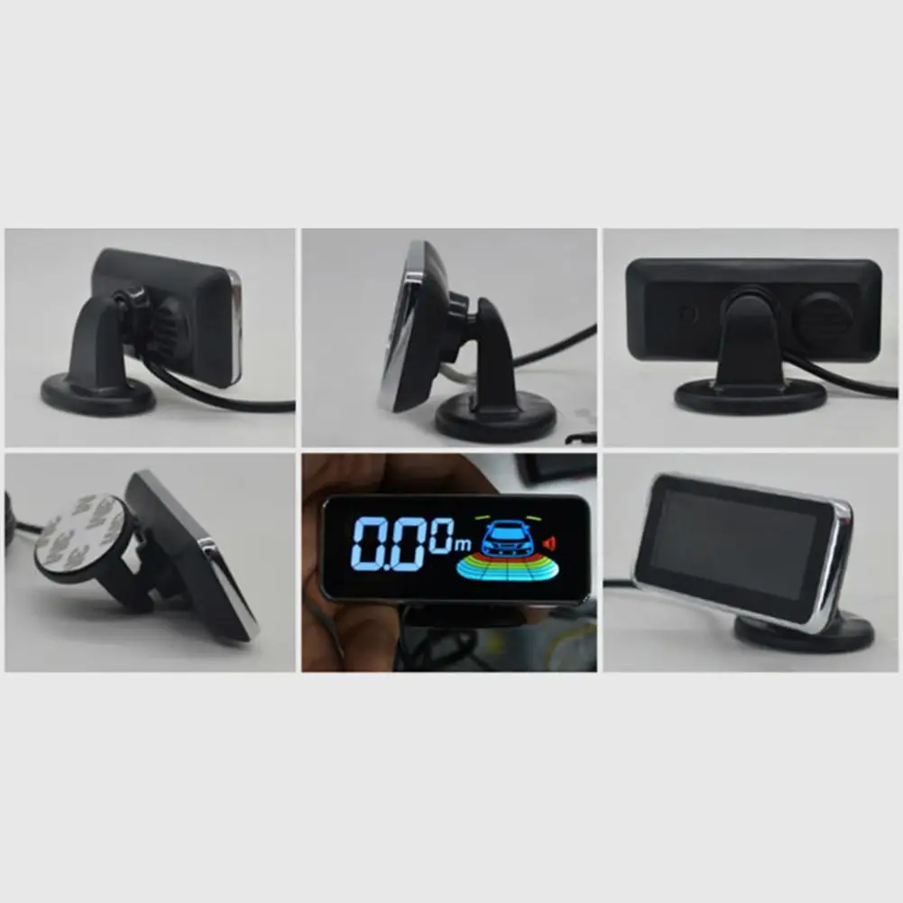 8 sensores Sensor de aparcamiento de voz coche de marcha atrás Radar de aparcamiento Detector de coche asistencia de estacionamiento Radar de marcha atrás 8 sensores Sensor de aparcamiento de voz coche de marcha atrás Radar de aparcamiento Detector de coche asistencia de estacionamiento Radar de marcha atrás