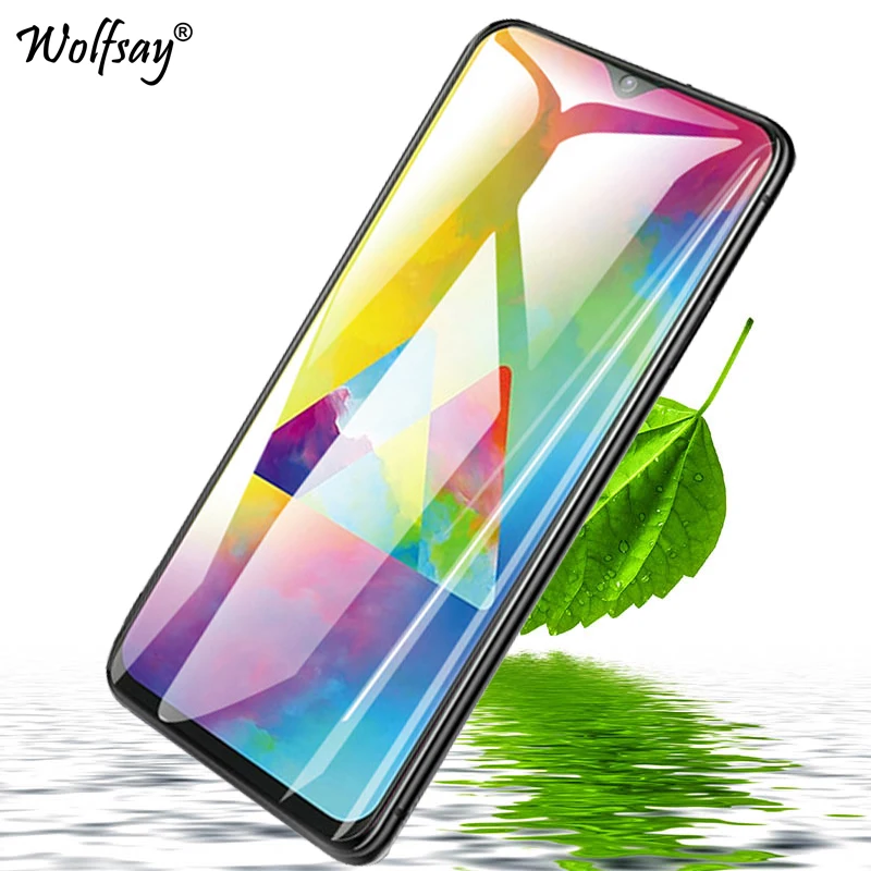 Полностью покрывающее клеем стекло для Samsung Galaxy M20 защита экрана закаленное