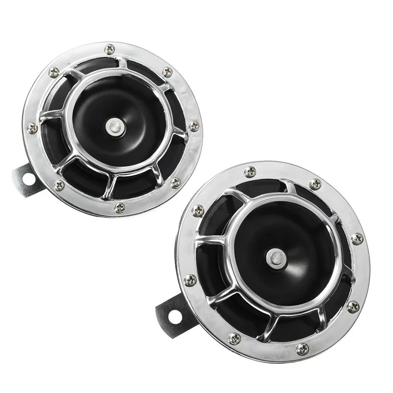  2pcs/1pair car motorcycle modified universal high quality basin horn Car Grille Horn 139dB For Suba