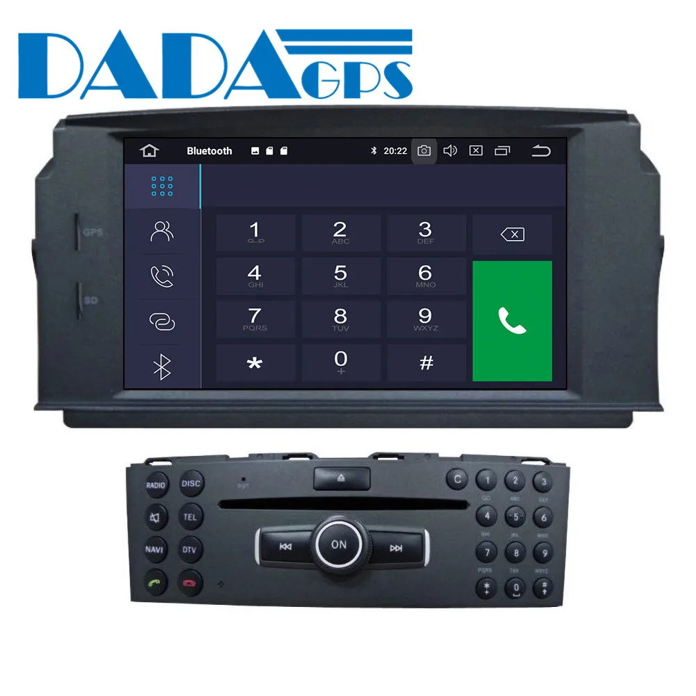 Clearance Android 9.0 4+64GB Built-in DSP Car DVD Player multimedia  Radio For MERCEDES BENZ C Class C200 C180 C220 W204 GPS Navigation 3