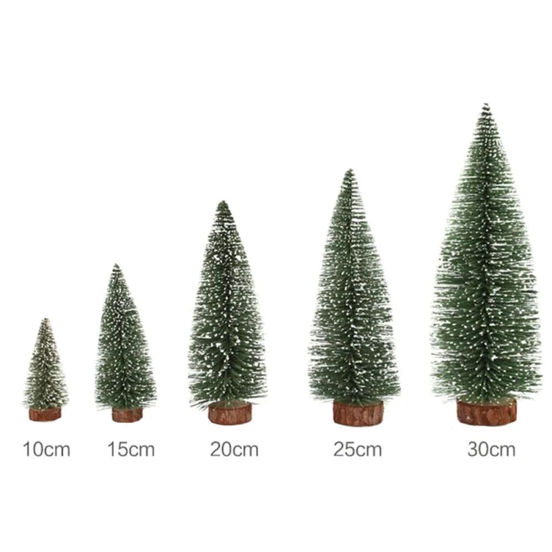 

10-30cm Mini Christmas Tree Artificial Christmas Trees Tabletop Tree Assorted Pine Tree Christmas Xmas Decoration For Home Decor