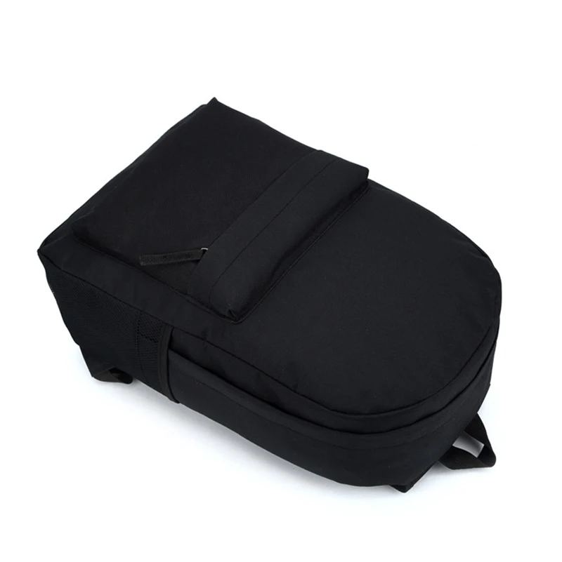 Venta Directa Color sólido mujeres moda lienzo Mochila jóvenes hombres escuela bolsas para adolescentes Mochila femenina