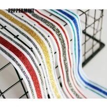 1yard 2.5cm Golden Stripe Tape Lace Trim Clothing Side Ribbon Band Lace Ribbon braid Webbing DIY Sewing Accessory 1yard 2.5cm Golden Stripe Tape Lace Trim Clothing Side Ribbon Band Lace Ribbon braid Webbing DIY Sewing Accessory