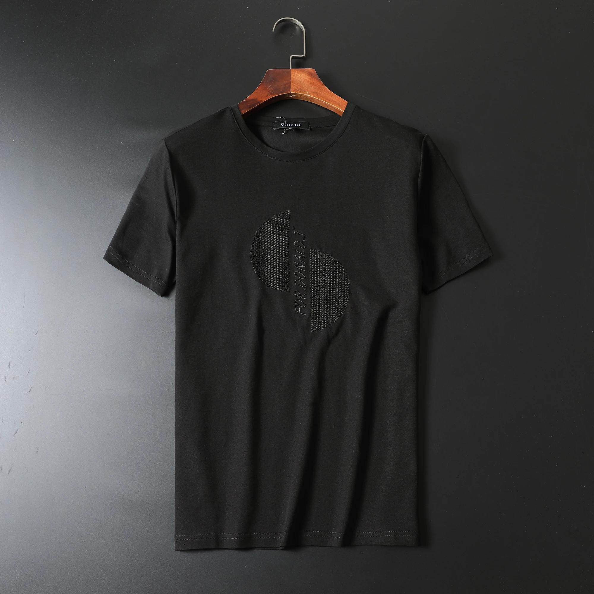 

High Quality 2019 Summer New T shirt men Round neck Short Sleeve male T-Shirt Men boys tshirt Pattern Print tops clothing 8058