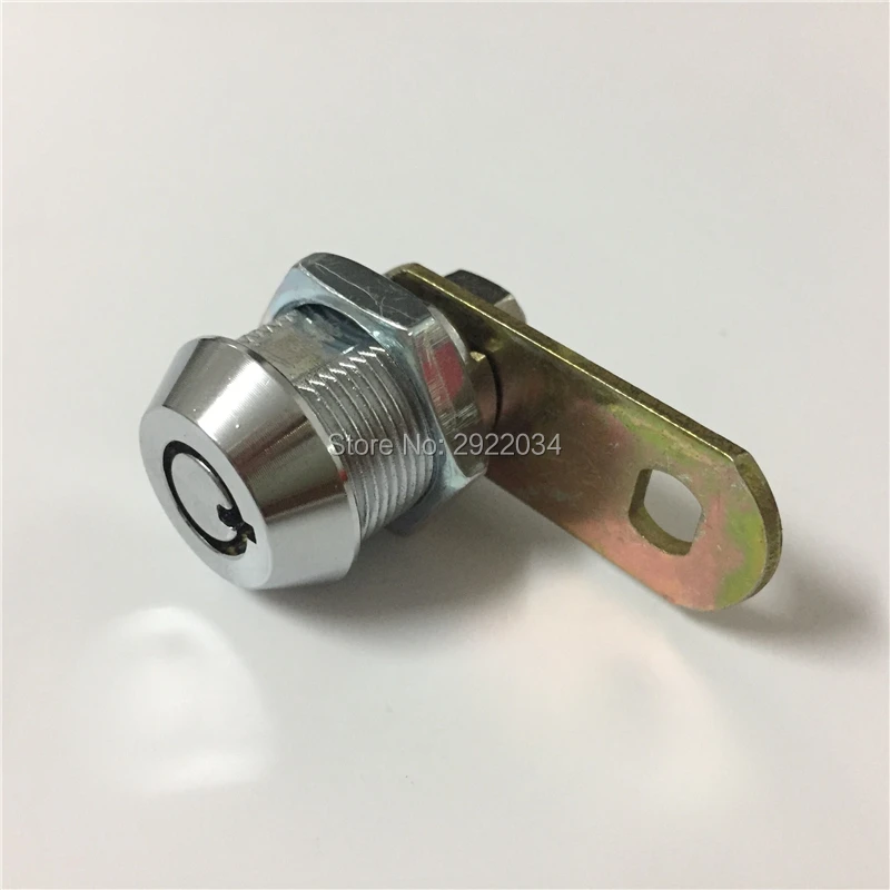 

RayLock pack of 10 tubular key 7 pins tumbler turn right 90 degree security door cam lock 17mm