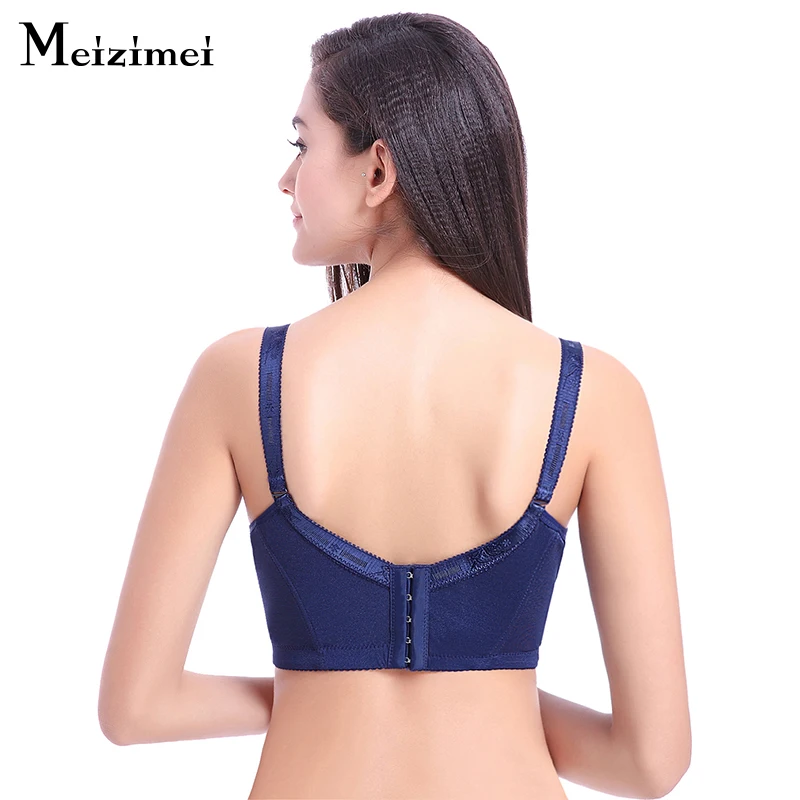 Meizimei ultra boost lace big bra plus size sexy bh push up bralette bras lingerie women wide strap bra crop top underwear x0833