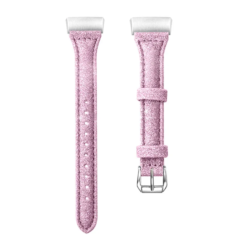 Replacement Accessories Leather Wristband Bands Wrist Straps forFitbit Charge 3 Watch Women Men 22mm 5.5-8.0 inch  40AP524