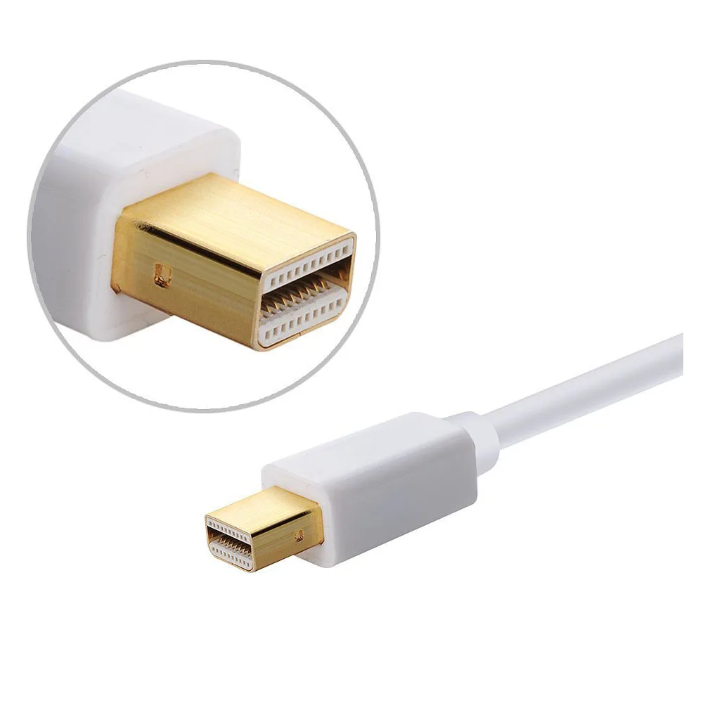 AAAE Top Mini Display Port Mini DP HDMI HDTV AV TV 3D adapter cable for font
