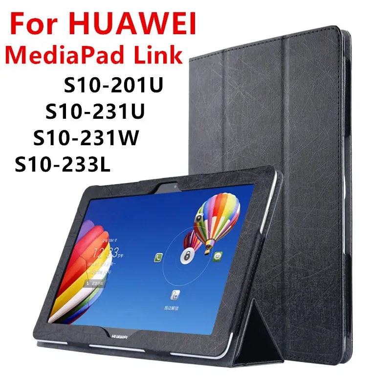 

Case For Huawei MediaPad Link PU Protective Smart cover Protector Leather Tablet For HUAWEI S10-201U S10-231u/w S8-233L Case FHD