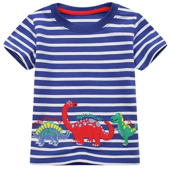 

Boys T-Shirt 2020 New Brand Animal Pattern Style Summer Short Sleeve Boys Dinosaur Clothes T-Shirt For Kids Shirts