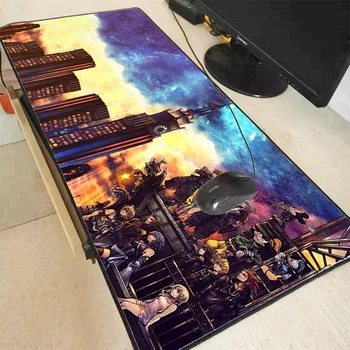 

Mairuige Kingdom Heart Pattern Speed Edition Large Gaming Mouse Pad Black Lock Edge MousePad Computer Table Mat Keyboard Pad