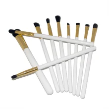 10pcs Makeup Eye Shad Brushes Tool Black Soft Synthetic Hair Contour Blending High Quality Professional Make Up Brushes Sets