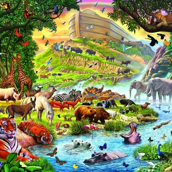 Noahs Ark - Before the Rain Poster Print by Steve Crisp (12 x 6)