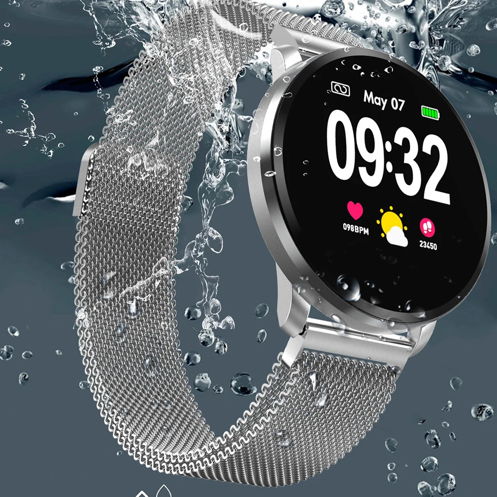 Seenda IP67 Смарт-часы P67 фитнес-браслет трекер активности монитор сердечного ритма кровяное давление для ios Android, Apple iPhone 6 7