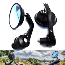 Universal Motos Espelho Retrovisor Lateral Traseira Espelho 22mm Handle bar PARA YAMAHA V-MAX1700 MT01 XT1200ZE FJR XJR 1300 1300
