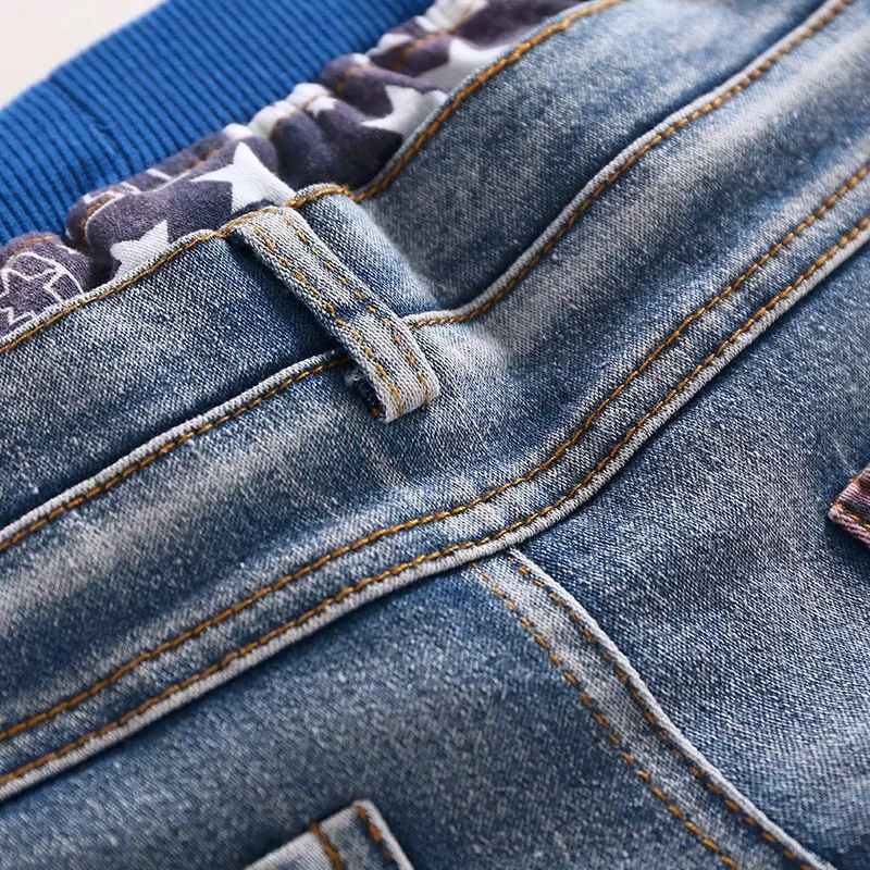 Kids Jeans Boys Girls Full Length Jeans Panty Panties Sring Autumn Cotton Fashion Casual Style Convenient Elastic Waist 6