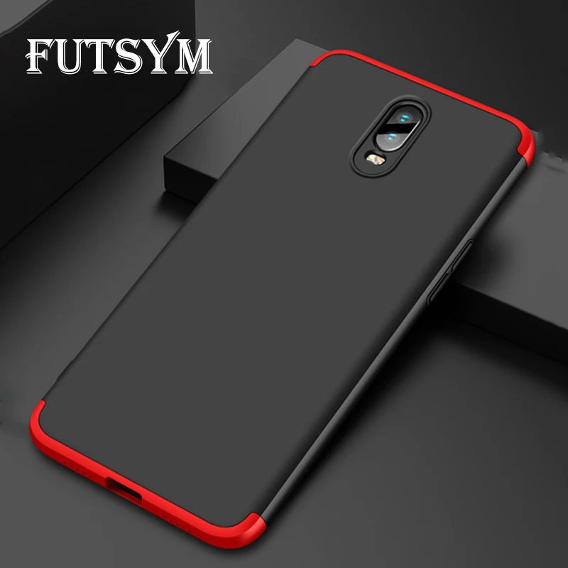 Luxury 3 In 1 Matte Hard PC 360 Shockproof Back Cover Case for One Plus 6T Ultra Thin 6 Coque Capa |