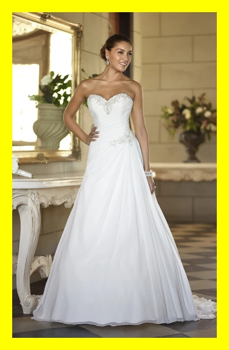 Boho Wedding Dresses Cocktail Length Beach Mormon Black Dress A-Line Floor-Length Court Train Beading Sweethe 2015 Free Shipping | Свадьбы и