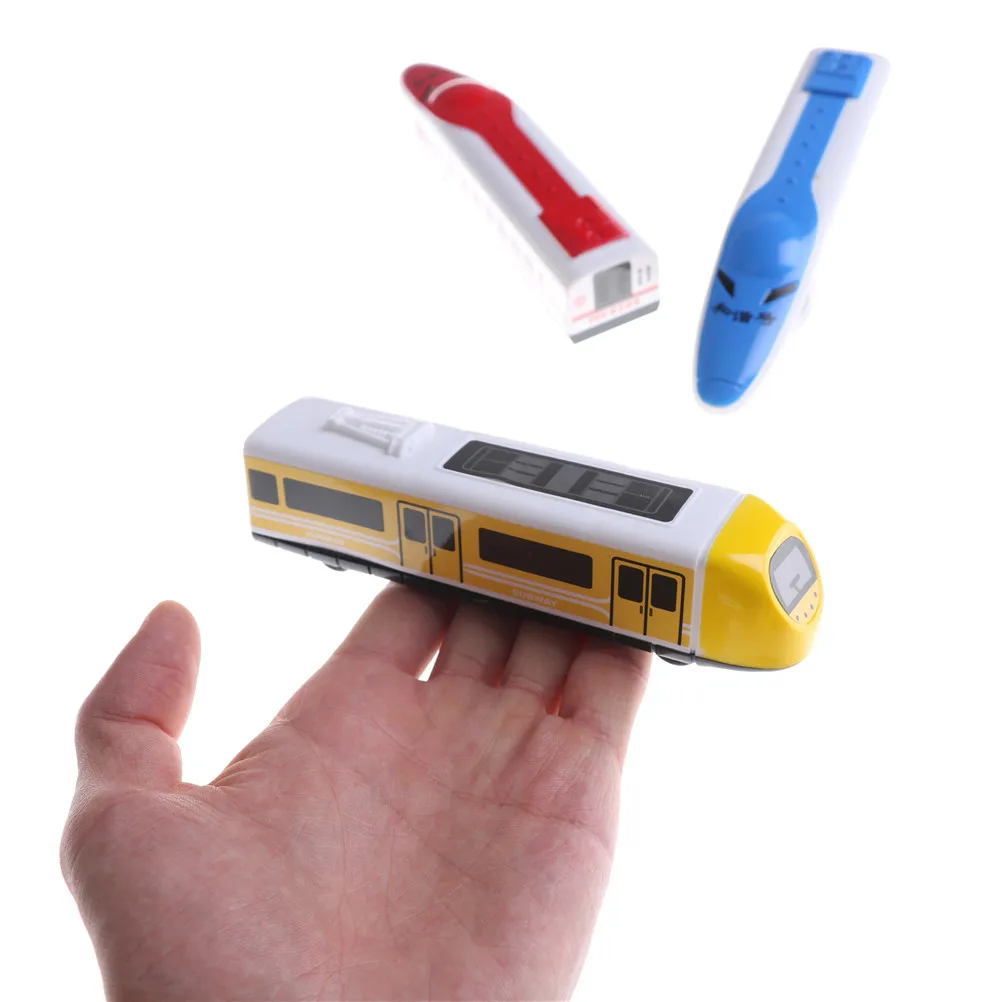 Non Remote Control Toys Bullet Train Toy Vehicles Train Model Child Kids Birthday Christmas Gift