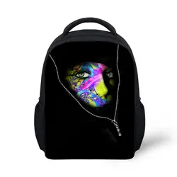 Noisydesigns тенденция детская для девочек школьные сумки 3D печати подросток студентов школьный персонализированные подросток книга сумки