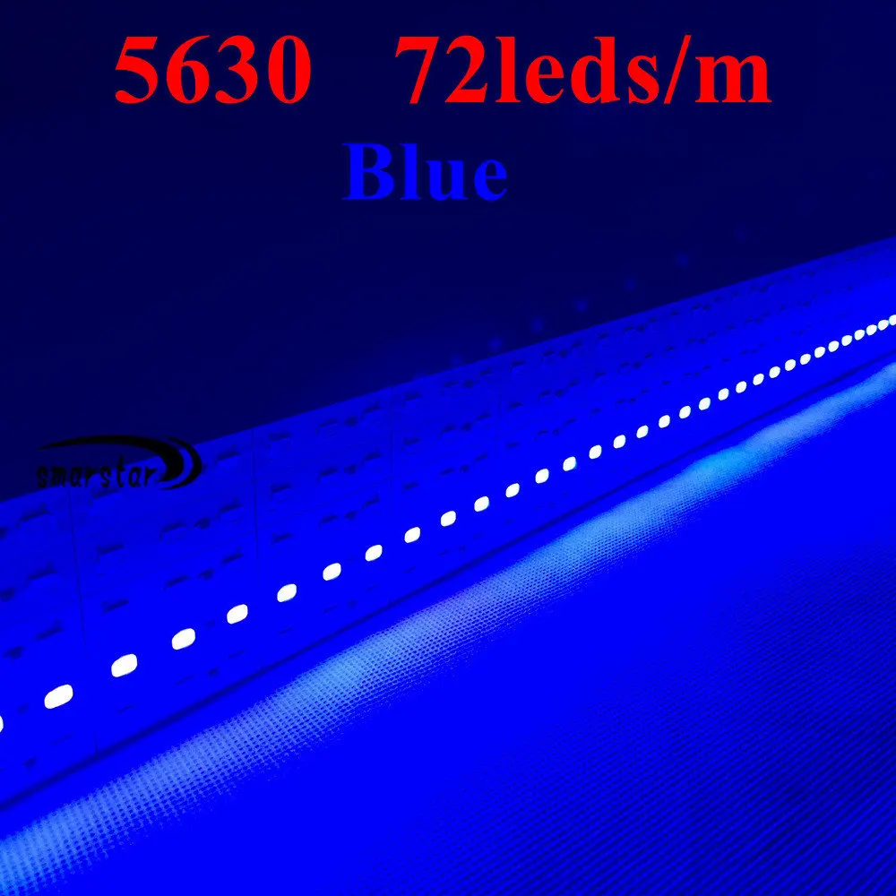 Smarstar 0,5 м 5630(5730) жесткий светодиодный светильник DC 12 вольт 50 см 36 светодиодный жесткий бар светодиодный светильник ing лампа для дома светильник ing - Испускаемый цвет: Blue