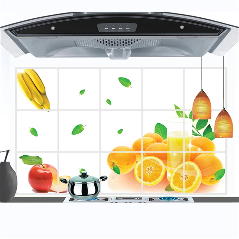 New Kitchen Lecythus Anti-oil Wall Stickers Multi-style Home Decor Mural Art Decals Home Indoor Decoration Accessories New Kitchen Lecythus Anti-oil Wall Stickers Multi-style Home Decor Mural Art Decals Home Indoor Decoration Accessories