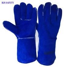 RJS Детская безопасность сварки Прихватки для мангала рабочих Прихватки для мангала натуральной кожи Для мужчин рабочих Детская Безопасность Защитный спорт мото износостойкости Прихватки для мангала ng8019