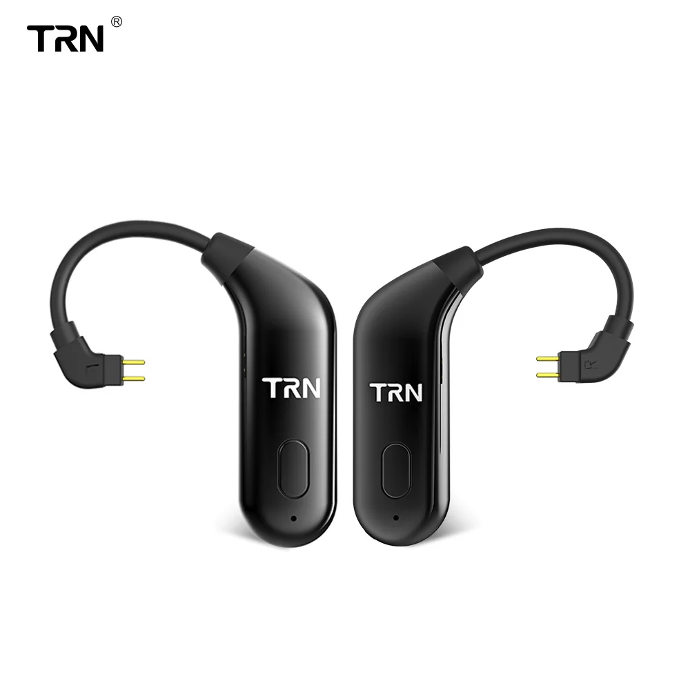 TRN BT20 Bluetooth V5.0 ушной крючок кабель MMCX/2Pin разъем наушники Bluetooth адаптер для SE535 UE900 ZS10/AS10/BA10 TRN V80/V10 - Цвет: 0.78mm 2PIN