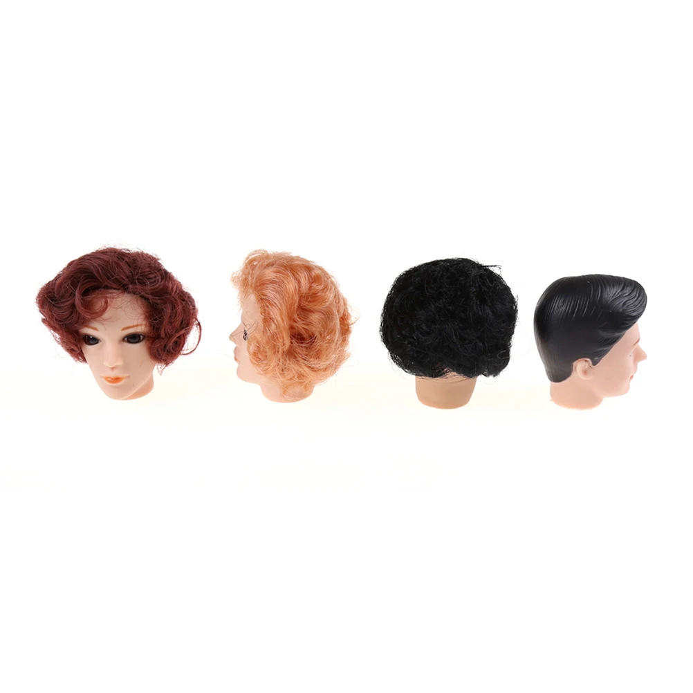 1 Pcs Ken Male Doll Heads Toy Doll Accessories Gifts 4 style 3D