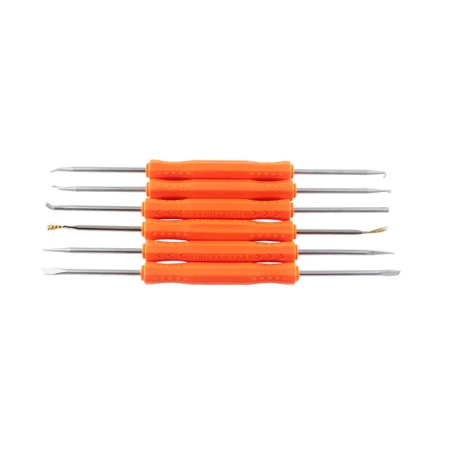Best Offers 6PCS Professional Steel Solder Assist Precision Electronic Components Welding Grinding Cleaning Repair Hand Tool Set 10set Best Offers 6PCS Professional Steel Solder Assist Precision Electronic Components Welding Grinding Cleaning Repair Hand Tool Set 10set