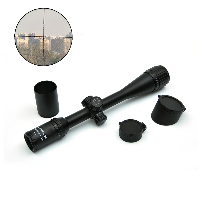 

CS 4-16X40 White Making Tactical Riflescope Red And Green Reticle Crosshair Sight Scope Airsoft Rifles Hunting Scopes