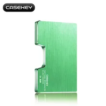 Металлические деньги holdercredit держатель для карт алюминиевый бейджик в держатель для карт s для мужчин и женщин